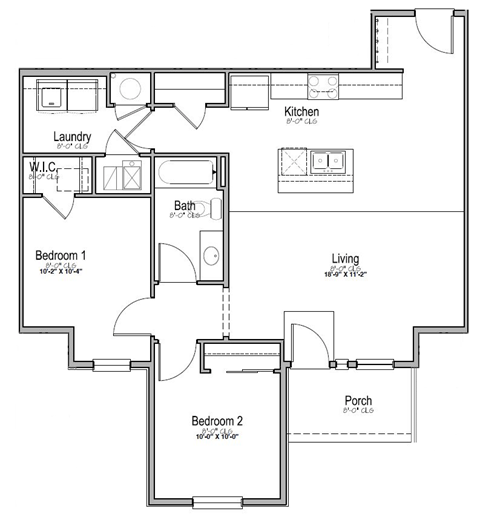a floor plan of a home